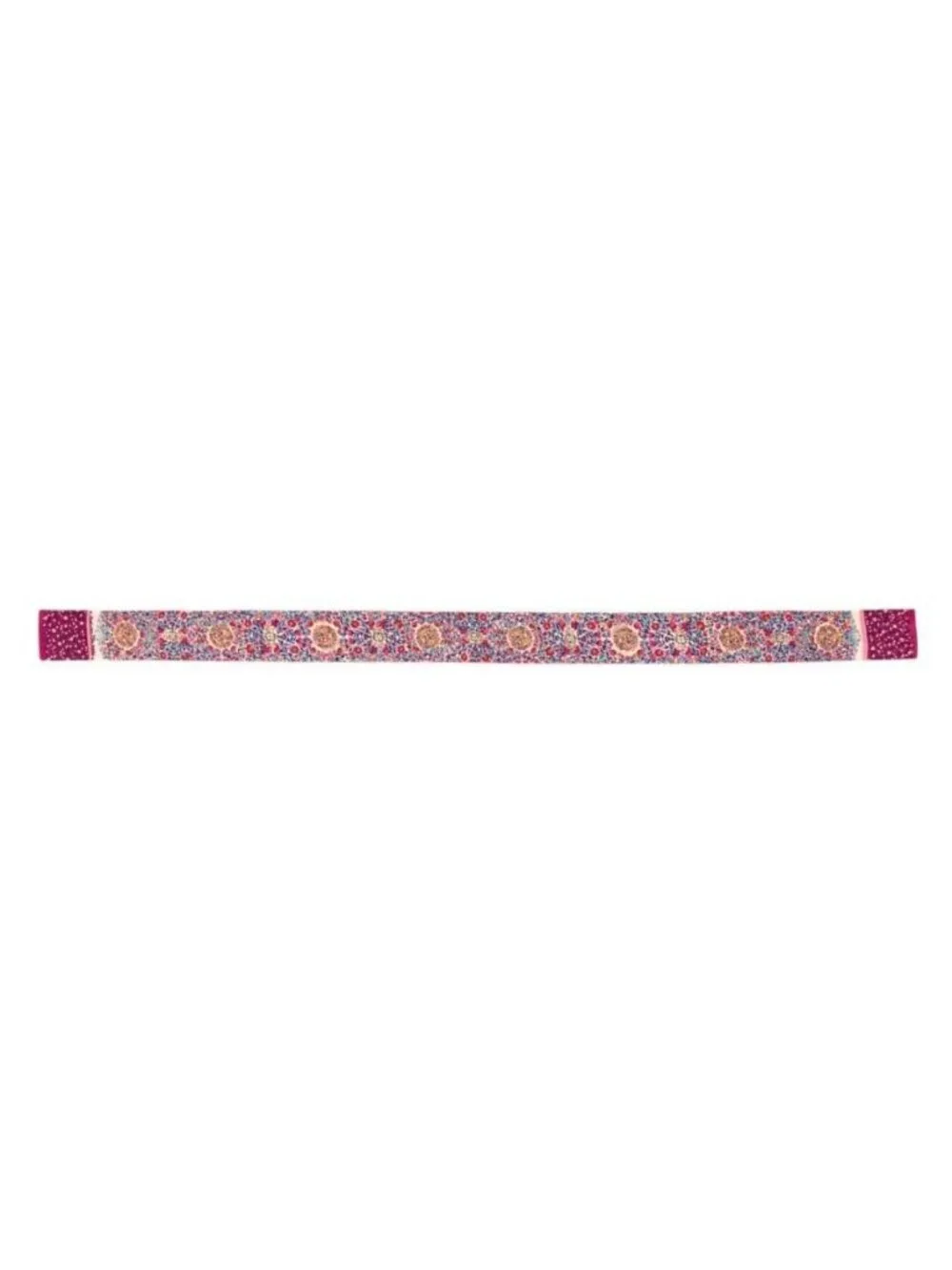 Louis Vuitton Silk Scarf Bandeau Catania Monogram Floral Pink